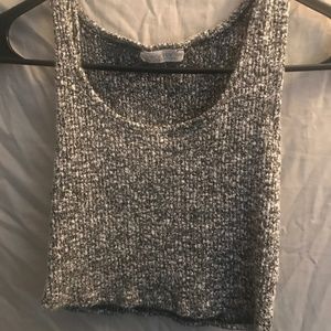 Poetry Gray Crop Top